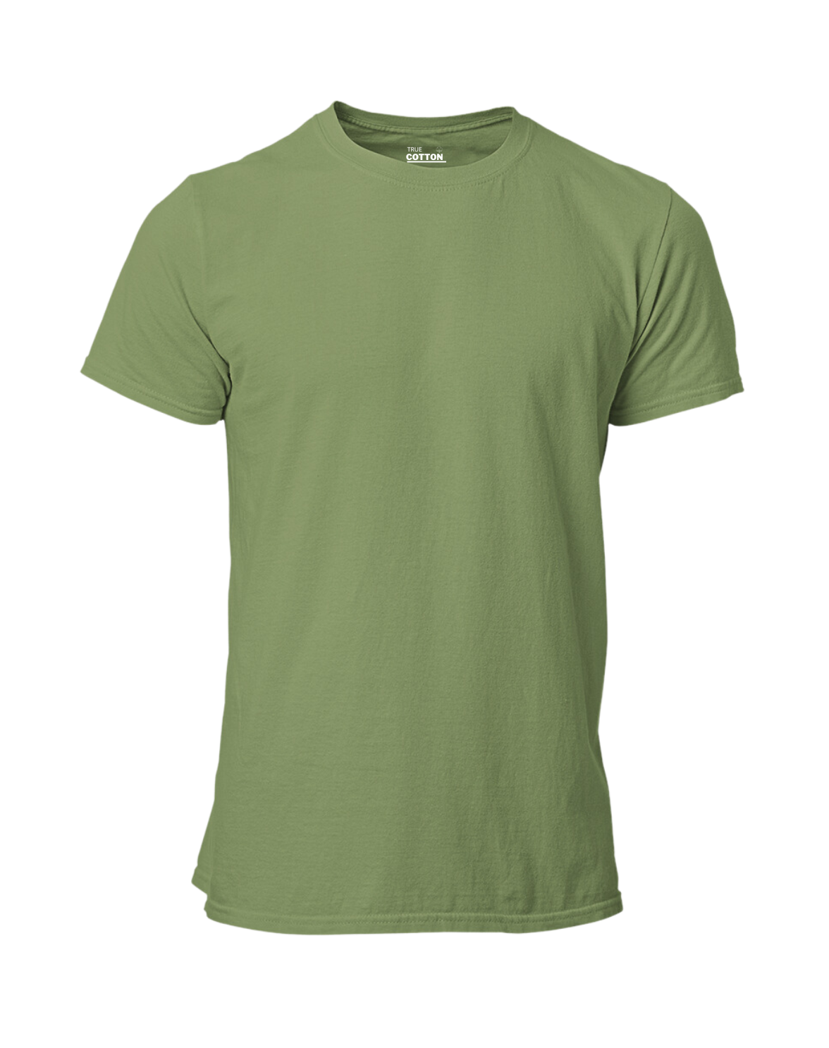 Men's 100% Cotton Premium Round Neck Tshirts - Military Green